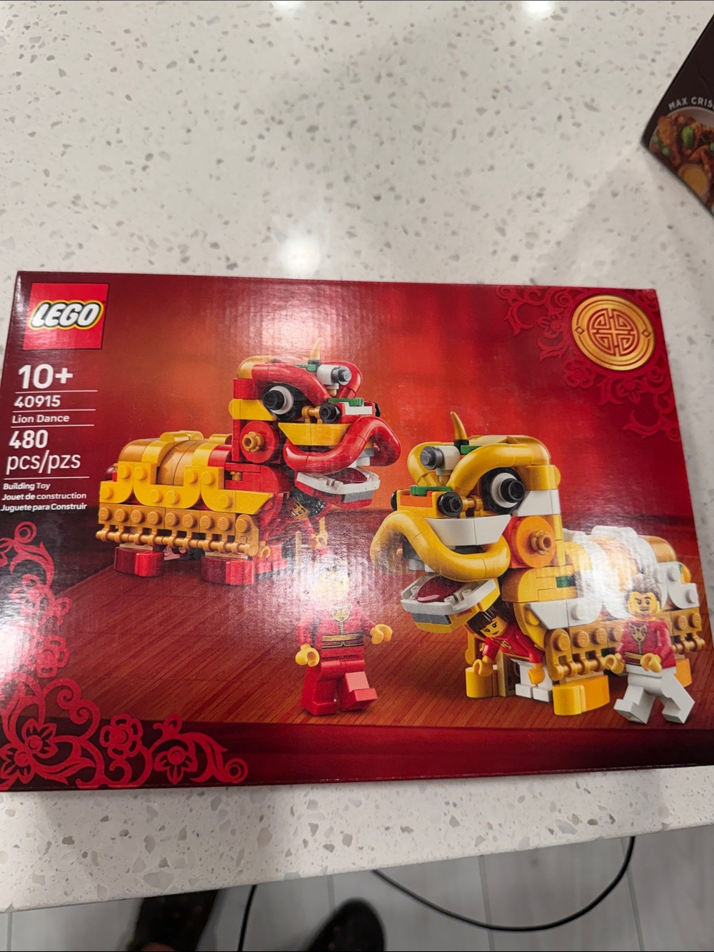 LEGO Lion Dance Set - Red and Yellow